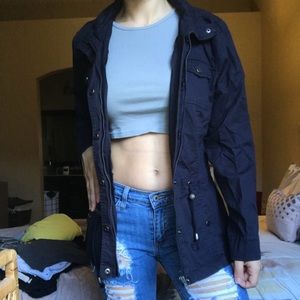Blue utility jacket